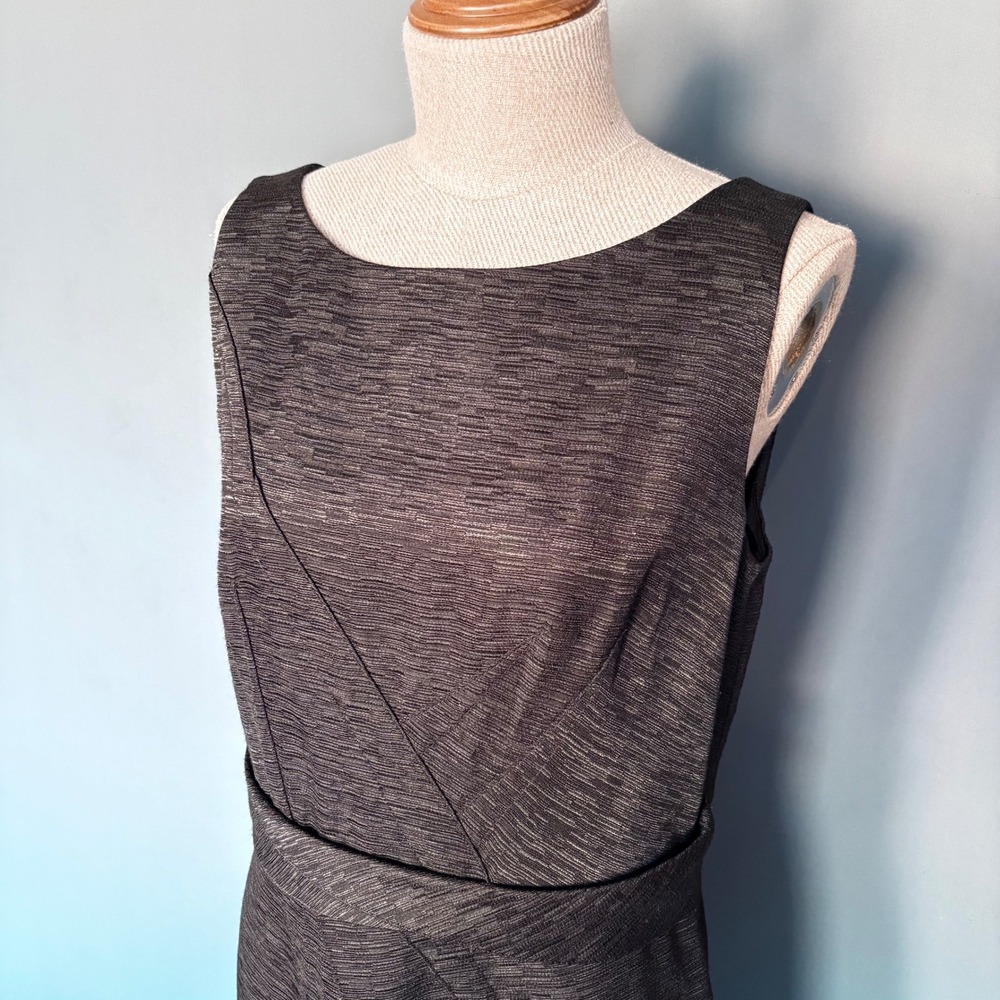 David Meister Little Black Dress | Waist Sash | Sleeveless Cocktail‎ | Size 8